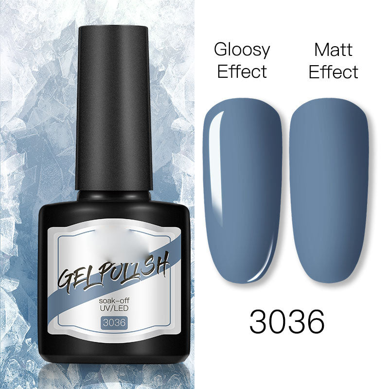 NGRO045 70 color nail polish glue 8ML plastic bottle