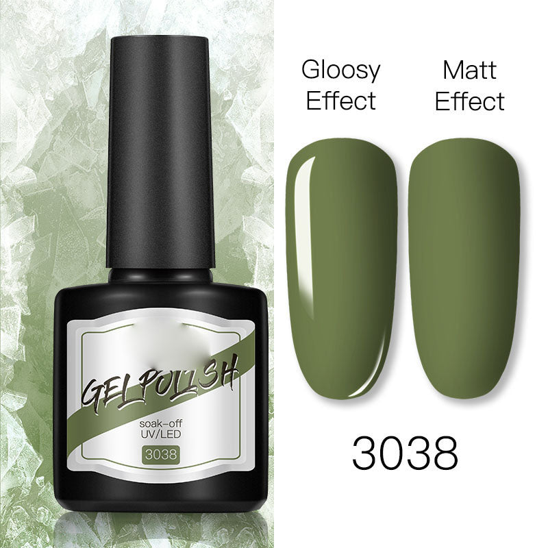 NGRO045 70 color nail polish glue 8ML plastic bottle