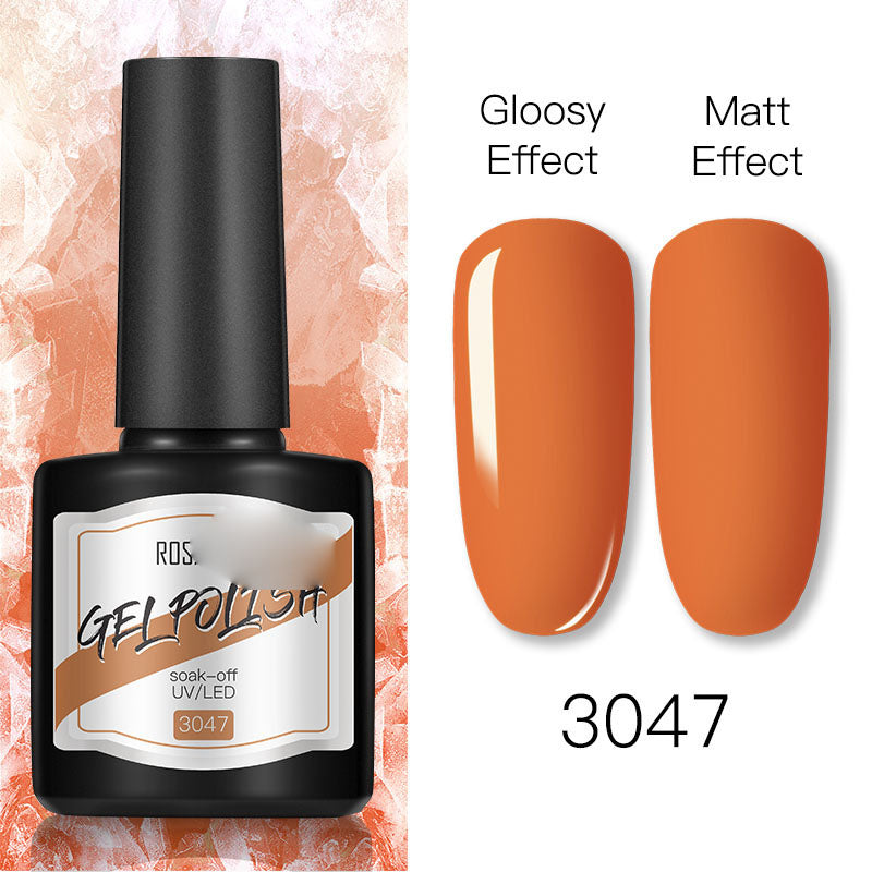 NGRO045 70 color nail polish glue 8ML plastic bottle