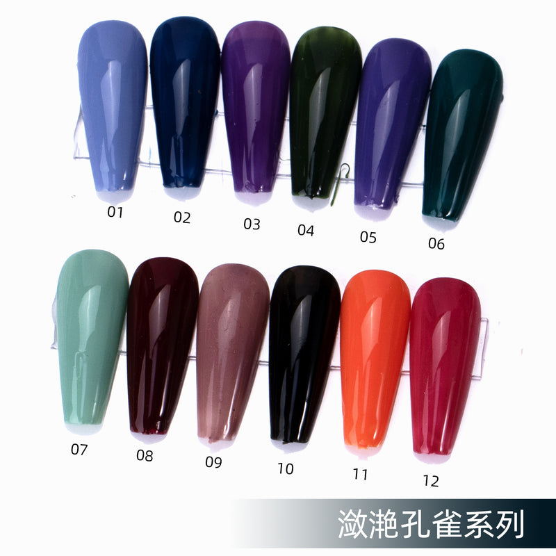 NGMB003 12 sticks of nail polish gel set