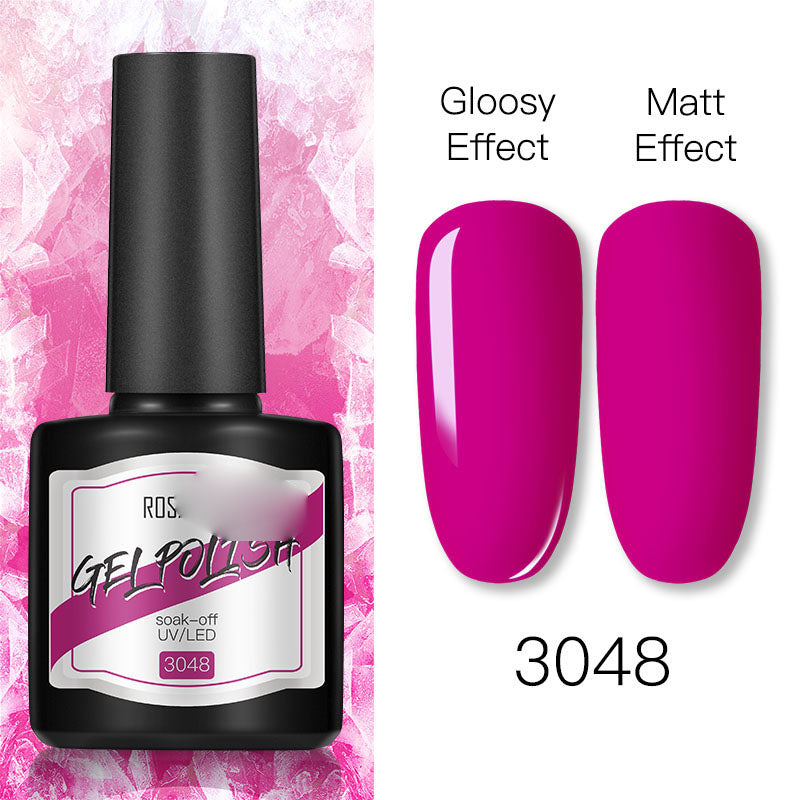 NGRO045 70 color nail polish glue 8ML plastic bottle