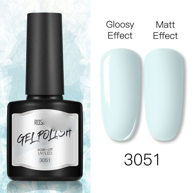 NGRO045 70 color nail polish glue 8ML plastic bottle