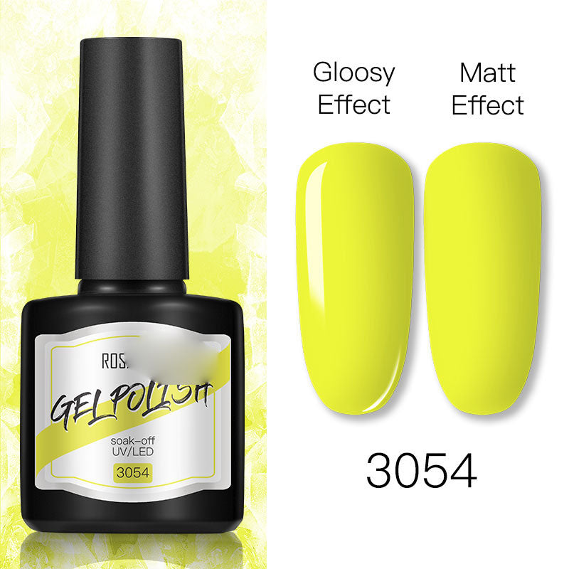 NGRO045 70 color nail polish glue 8ML plastic bottle