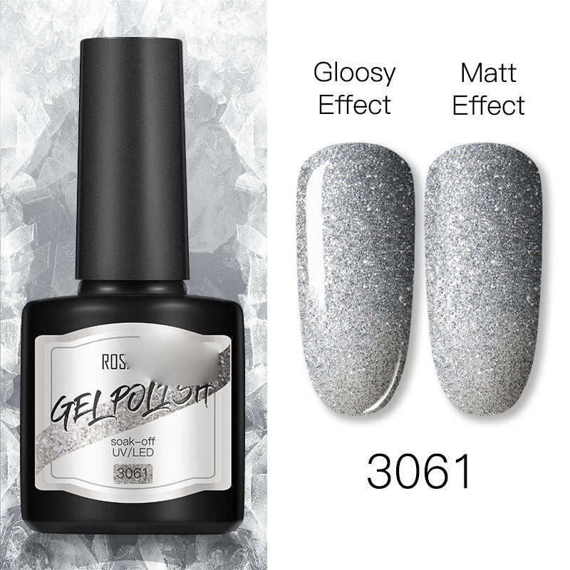 NGRO045 70 color nail polish glue 8ML plastic bottle