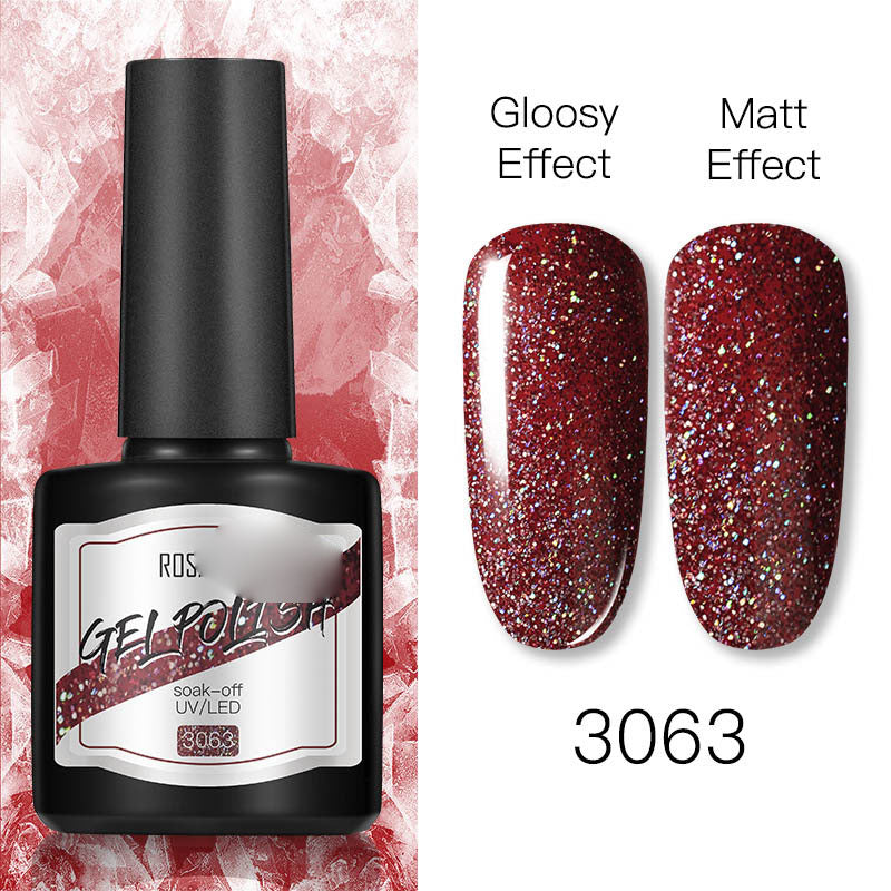 NGRO045 70 color nail polish glue 8ML plastic bottle