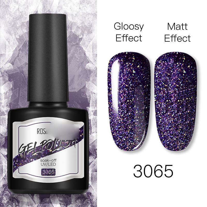 NGRO045 70 color nail polish glue 8ML plastic bottle