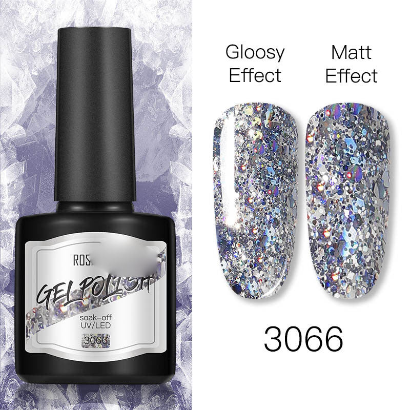 NGRO045 70 color nail polish glue 8ML plastic bottle