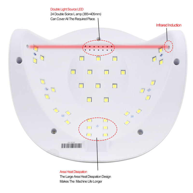 54W SunX LED Nail lamp NL024